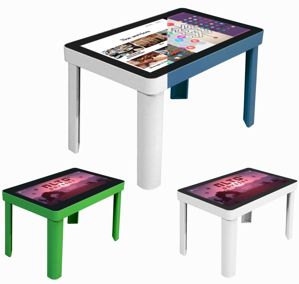 Table tactile jeux, interactive et ludique